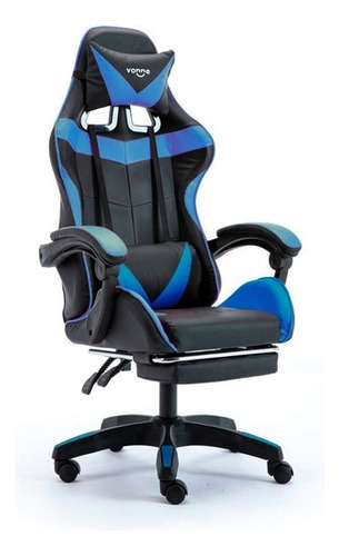 SILLA GAMER PC VONNE SV-G01 NEGRO/AZUL