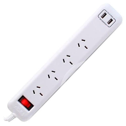PROLONGADOR MULTIPLE X 4+2 USB TIPO PLG002 TRV 204
