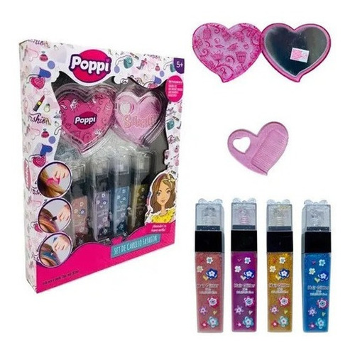 JUGUETE POPPI SET DE CABELLO FASHION S22612