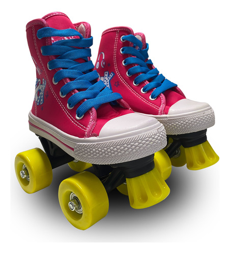 PATIN POPPI ZAPATILLA DE LONA 4 RUEDAS TALLE 32 6903