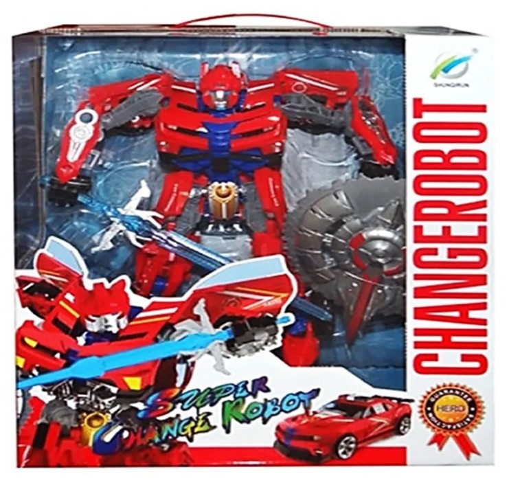 JUGUETE CHANGE ROBOT TRANSF POL C ESCUDO 27 CM TR21