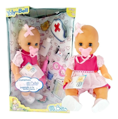 MUÑECA YOLI-BELL MI BEBE JUGAMOS A LA ENFERMERA 1340 12