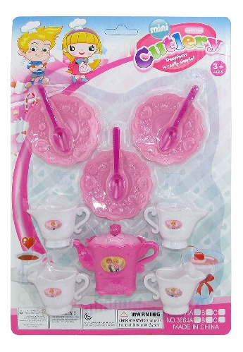 JUGUETE MINI CUTLERY JUEGO DE TE INFANTIL 11 PZAS BLIST