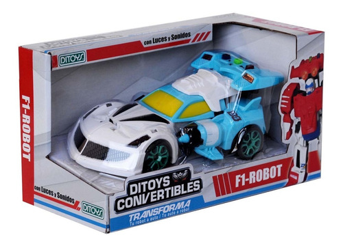 JUGUETE DITOYS CONVERTIBLE F1 ROBOT 2405