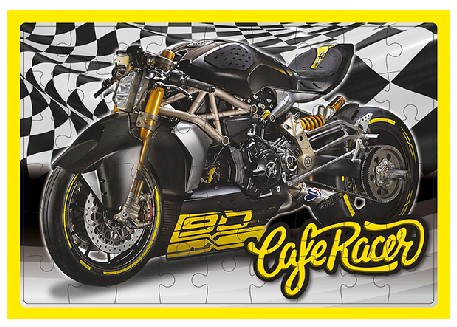 JUEGO DE MESA PUZZLE ROMPECABEZA 54PCS MOTORCYCLES 5664