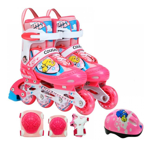 ROLLER EXT.ALUM. COUGAR KIT T 30-33 ROSA ART 737