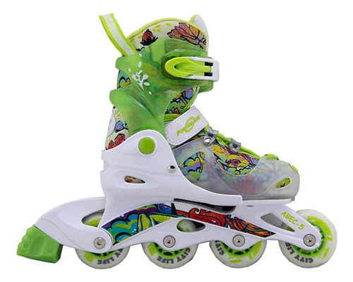 ROLLER POWERBLADE 116AF EXTENSIBLE PVC T30-33 VERDE
