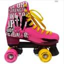 PATIN ARTISTICO POWERBLADE  PVC ROSA T.34-35 ART 225