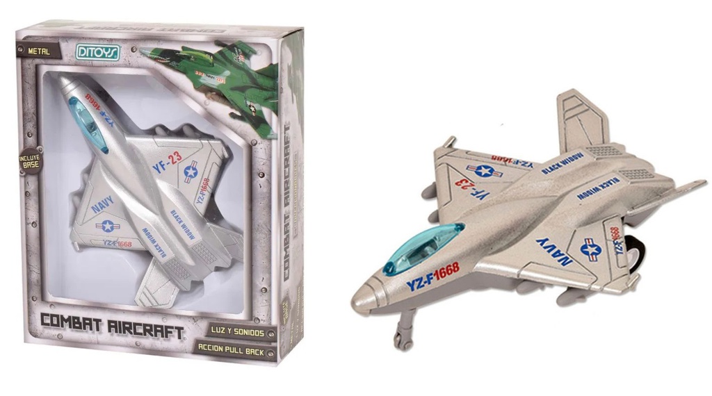 JUGUETE DITOYS COMBAT AIRCRAFT  AVION 2003