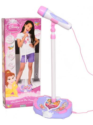JUGUETE DISNEY PRINCESAMICROFONO DE PIE KARAOKE 1482