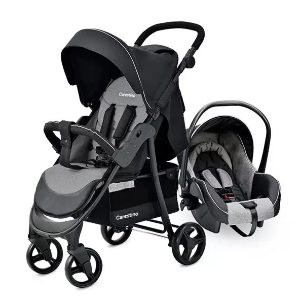COCHE CARESTINO CITY TRAVEL GRIS MELANGE CO022-GM
