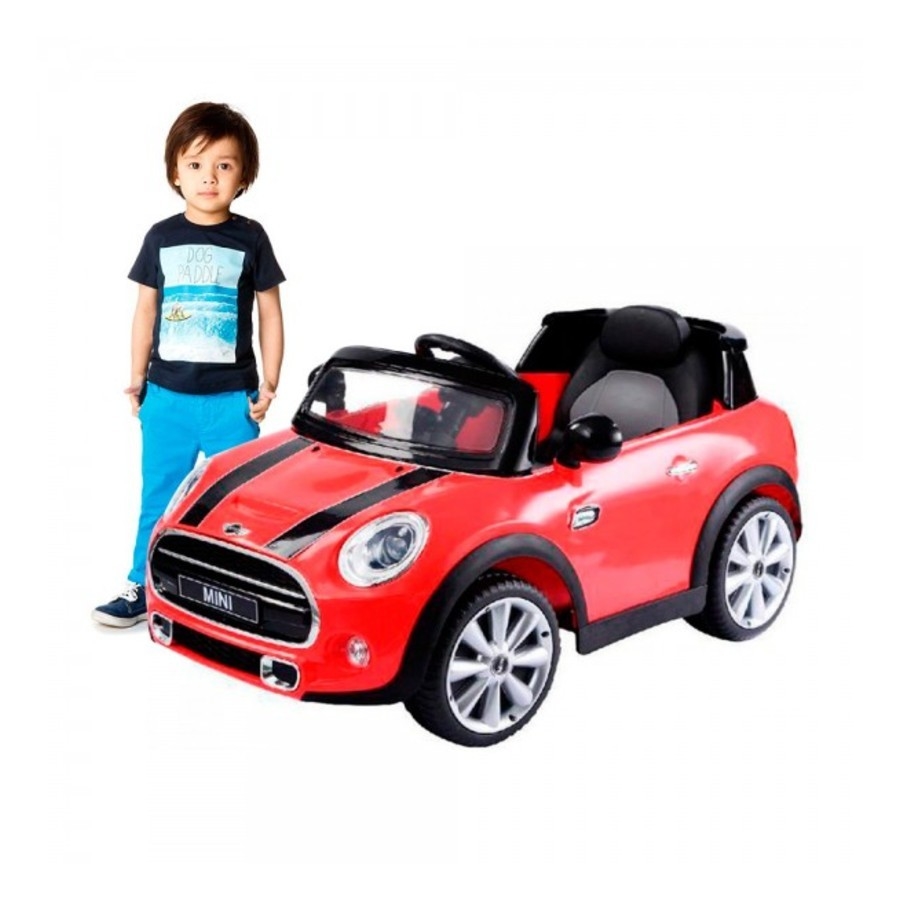 JUGUETE BIEMME AUTO MINI COOPER ROJO 12V 7002