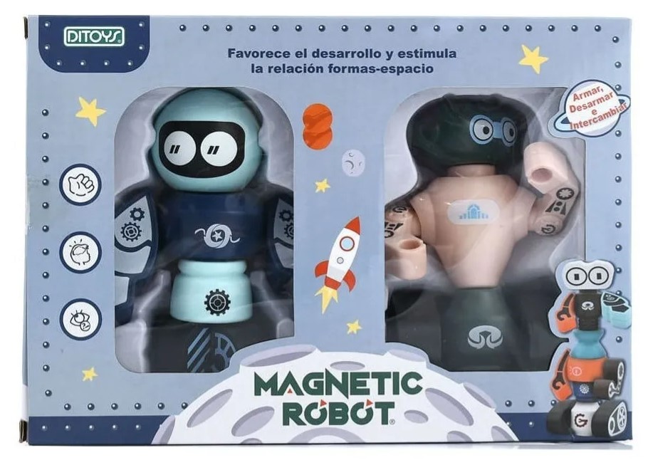 JUGUETE MAGNETIC ROBOT 2406