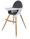 SILLA DE COMER CARESTINO NEO GRIS OSCURO SL004-GO