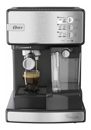 CAFETERA OSTER 6603 SS ESPRESSO SILVER