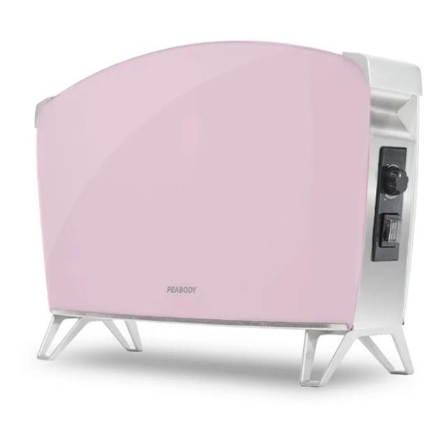 VITROCONVECTOR PEABODY PE-BVC15P DOBLE VIDRIO 1500 W ROSA