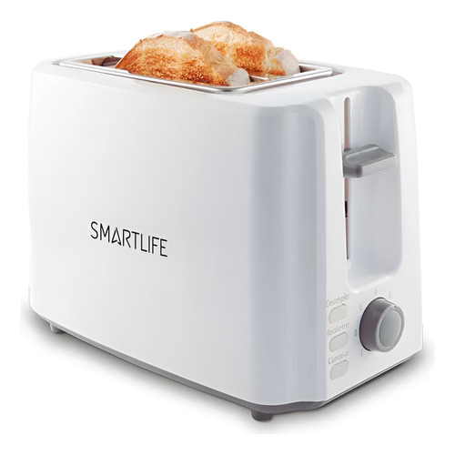 TOSTADORA SMART LIFE TO1301W 2 REBANADAS 750W
