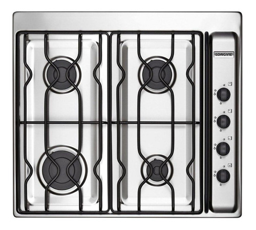 ANAFE LONGVIE A2600XF MULTIGAS 60CM INOX