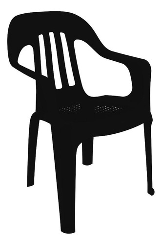 SILLON GARDEN LIFE PASADENA NEGRO F860001