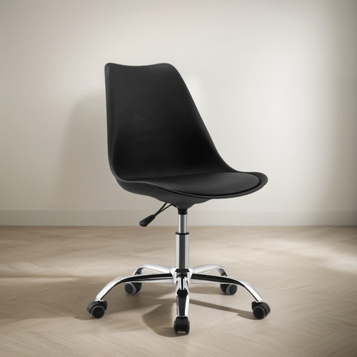 SILLA TULIP OFICINA VONNE SO-T01 NEGRA
