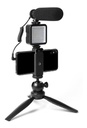 MICROFONO CON SOPORTE Y LUZ MAONO AU-CM11PL
