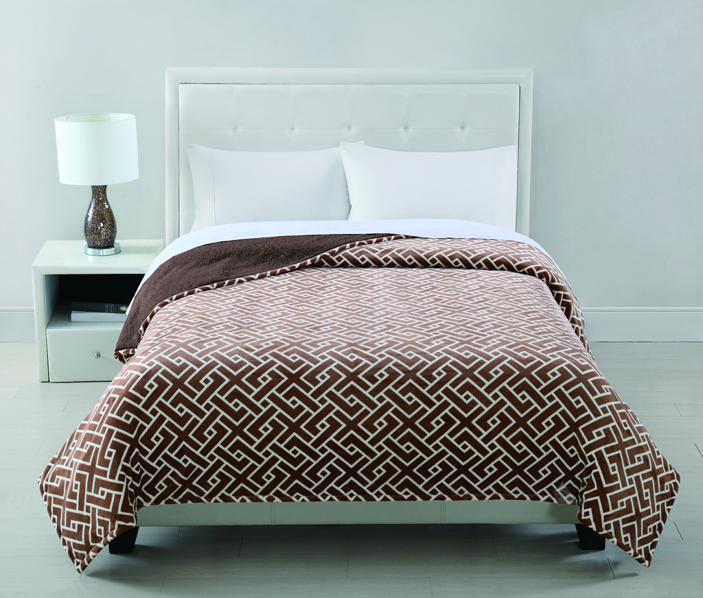 FRAZADA SUPER SOFT FLANNEL DOBLE FAZ 220X240CM SALSA 87003