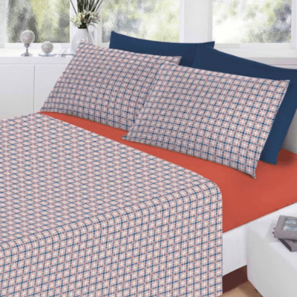 SABANA TRISET FANTASIA PISA 140X225CM 100% ALGODÓN 1 1/2 PLAZA 615916