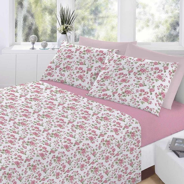 SABANA TRISET FANTASIA KIARA 140X225CM SUAVE MIX 1 1/2 PLAZA 715159