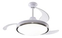 VENTILADOR DE TECHO PEABODY PE-VTRA420B CON LUZ