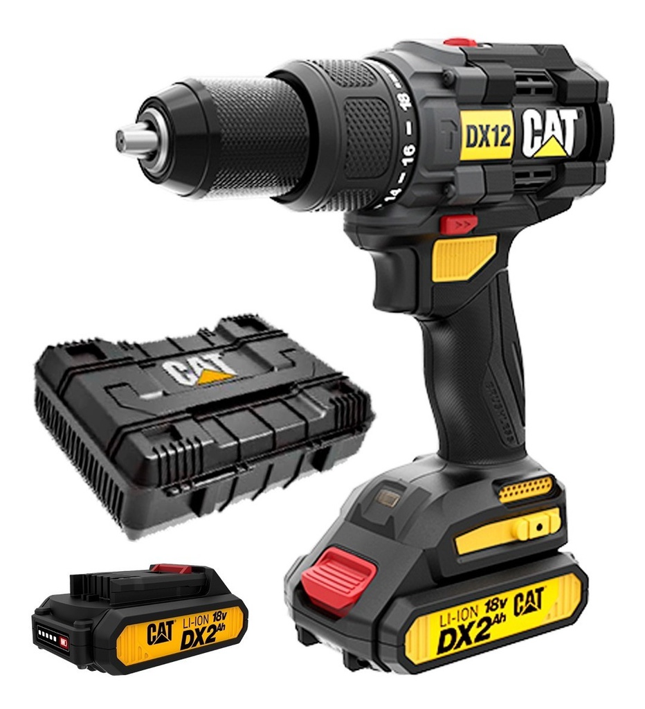 TALADRO ATORNILLADOR CAT DX12 18V 65Nm