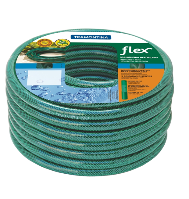 MANGUERA TRAMONTINA FLEX 50M 3/4" 79190500