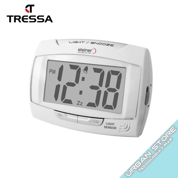 RELOJ DESPERTADOR TRESSA T-DD810 BLANCO 9
