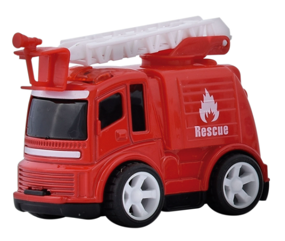 CONSTRUCTION CITY TRUCK METAL SERIES DITOYS CAMION BOMBEROS 2296
