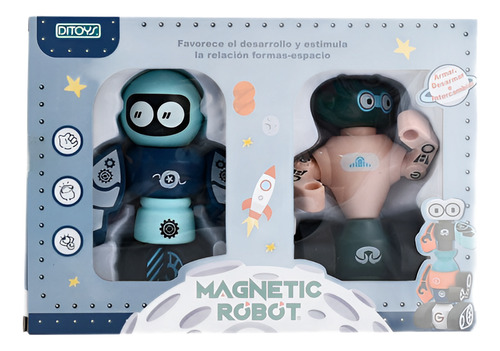 MAGNETIC ROBOT DITOYS MODELO 2 2406