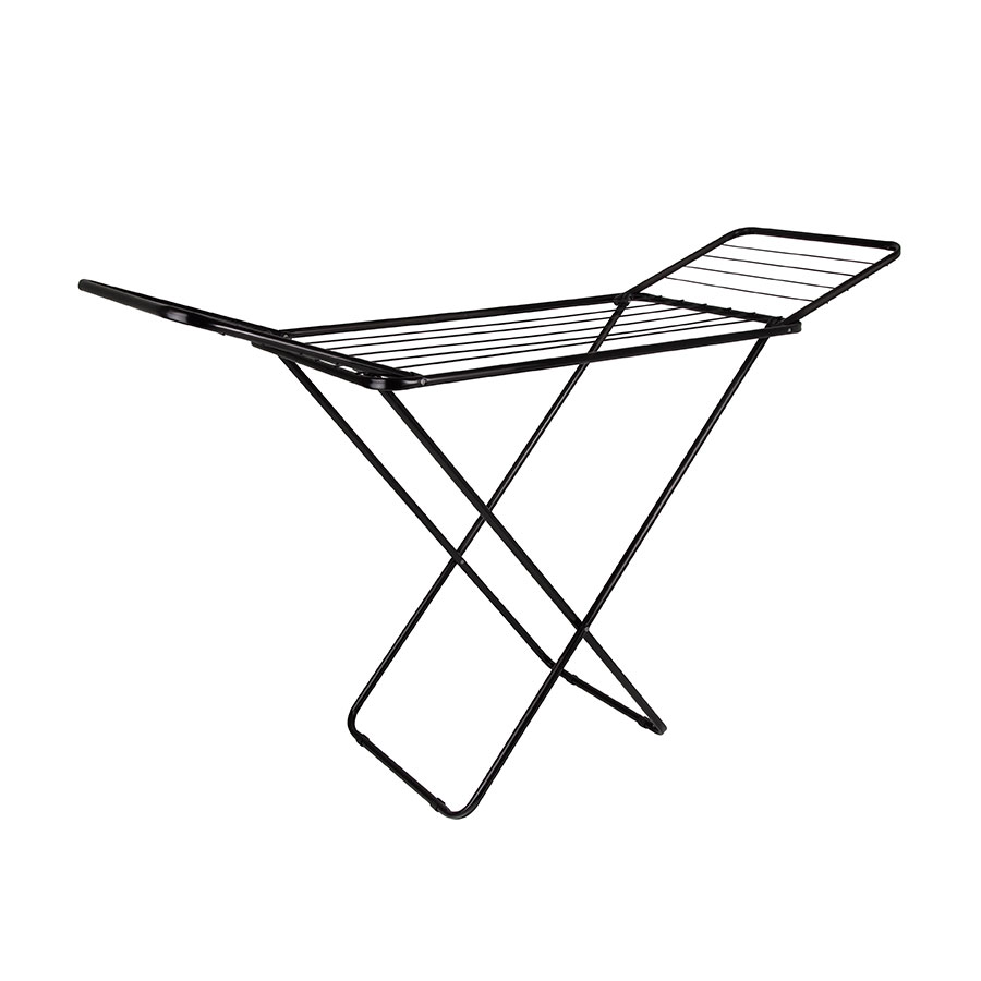 TENDEDERO DE ACERO MOR SLIM CON ALAS NEGRO 6216