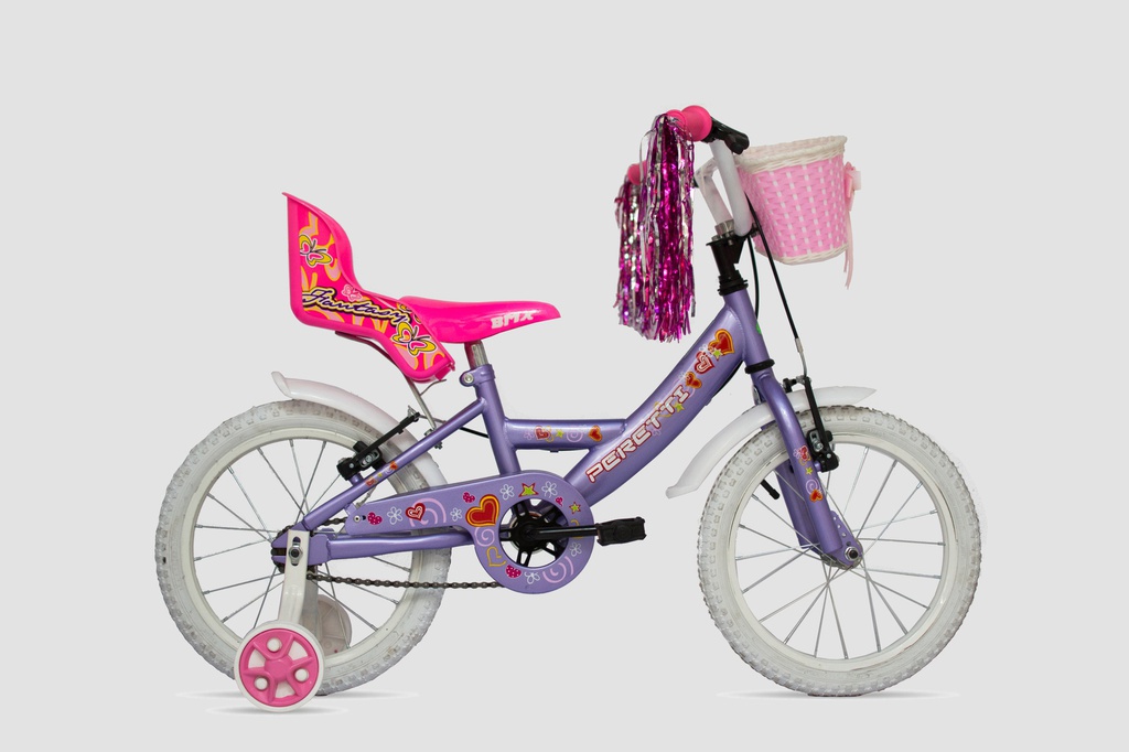 BICICLETA PERETTI NIÑO R16 CROSS DAMA 14238 LILA