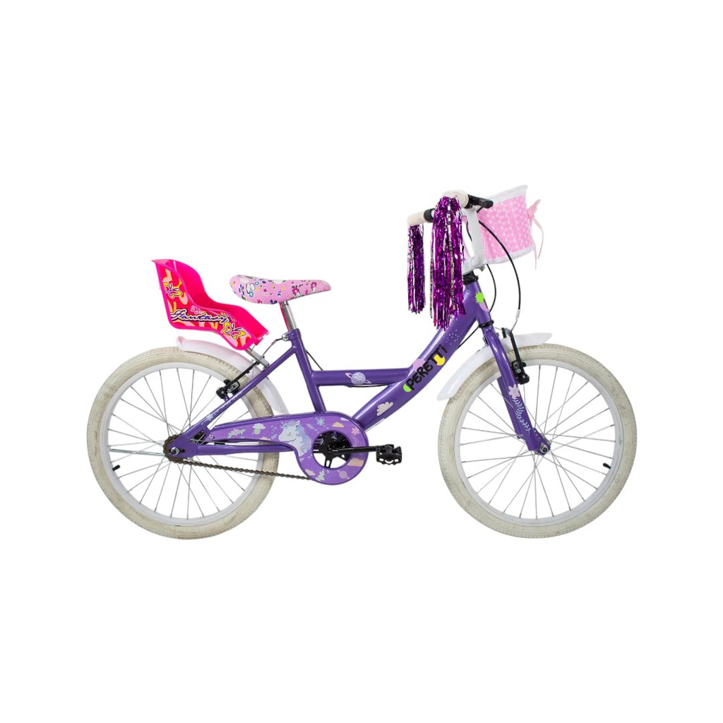BICICLETA PERETTI NIÑO R20 CROSS DAMA LILA 14239