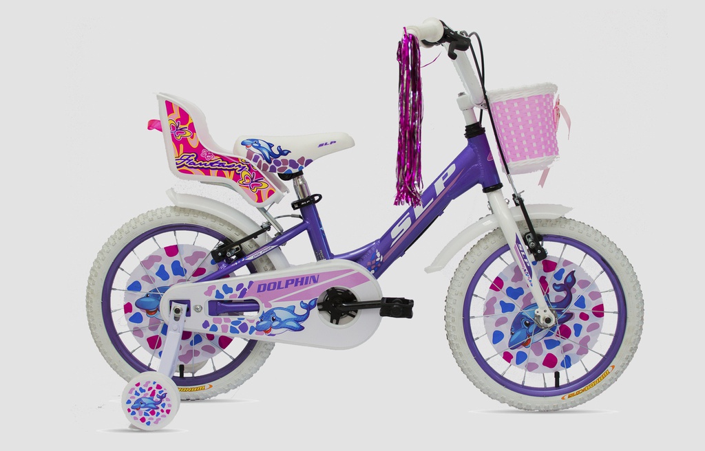 BICICLETA SLP NIÑO DOLPHIN R16 LILA 13951