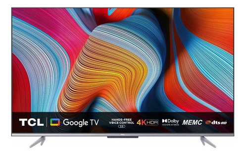 SMART TV TCL LED 65" L65P725-F UHD QLED GOOGLE TV-RV