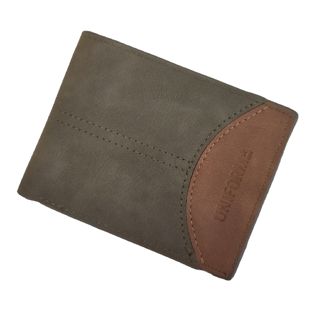 BILLETERA UNIFORM SINCE 1892 12637 VERDE MARRON