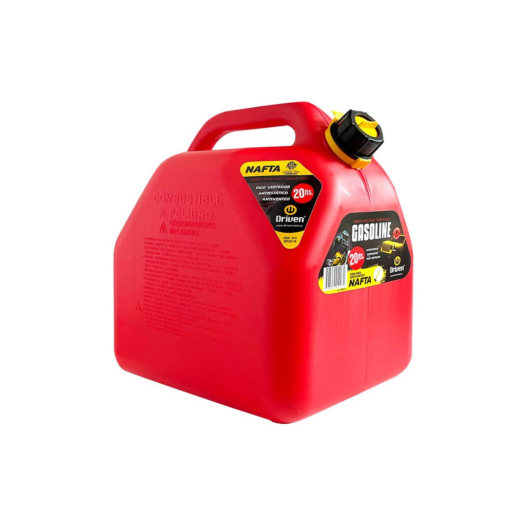 BIDON COMBUSTIBLE DRIVEN BP20-R HOMOLOGADO ROJO