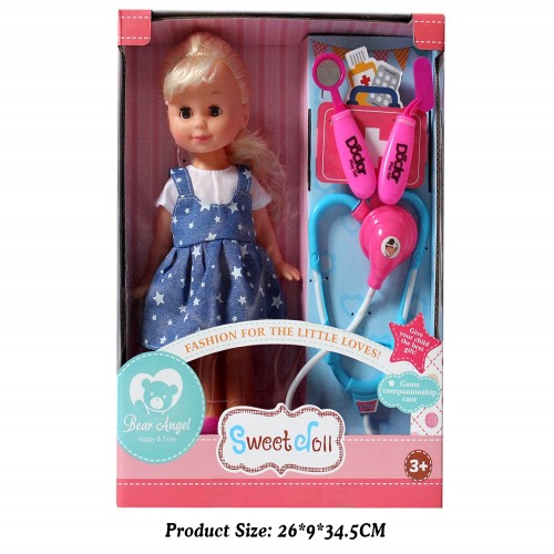 MUÑECA C/VESTIDO EXPLORER FAN MU07 DOCTORA