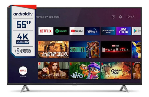 SMART TV HITACHI 55" CDH-LE554KSMART21 4K ANDROID TV