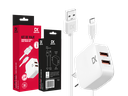 CARGADOR + CABLE MICRO USB DEKKIN ACC-KI-041