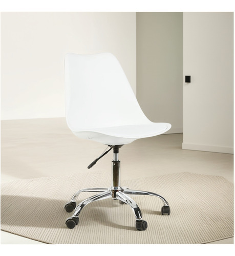 SILLA OFICINA GARDEN LIFE TULIP F908500 BLANCA