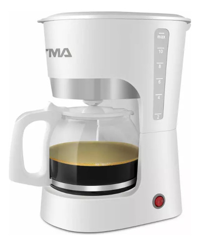 CAFETERA DE FILTRO ATMA CA8133P 1.25L BLANCA