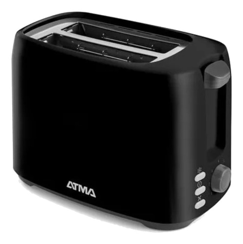 TOSTADORA ATMA TO20BP 2 REBANADAS 700W NEGRA