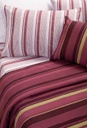 SABANA TRISET ALCOYANA STRIPIN BORDO 2-1/2 PLAZAS 413321