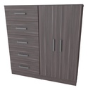 CHIFONIER ORLANDI 1,20 C/MET. 5CAJ/2PTAS LINOSA COD 3400