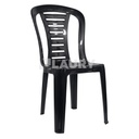 SILLA PLASTICA QUALITY REINA PRAGA NEGRA 12716
